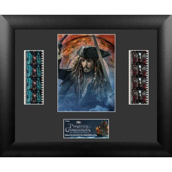 Pirates of the Caribbean On Stranger Tides Framed Film Cell Jack Sparrow